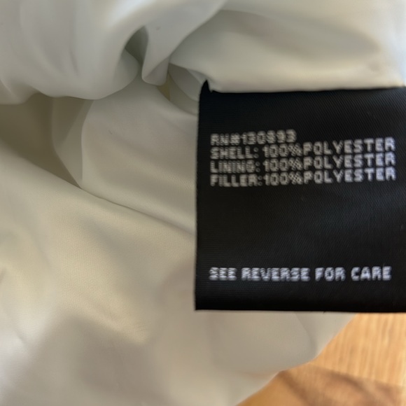 NWT New Balance white Iridescent Sz M winter coat pastel shine ✨ - Picture 3 of 9